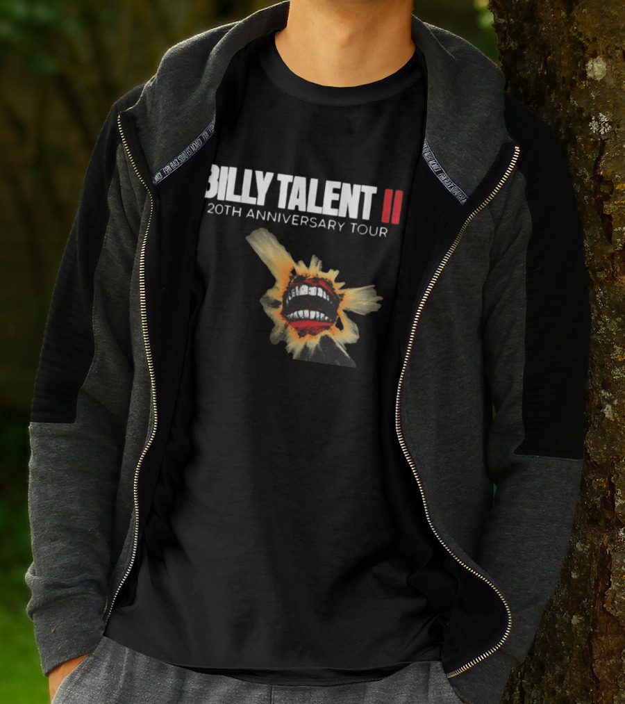 Billy Talent II 20th Anniversary Explosive Artwork Tour 2026 T-Shirt