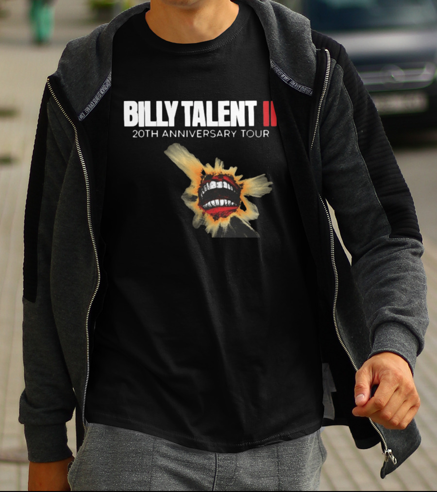 Billy Talent II 20th Anniversary Explosive Artwork Tour 2026 T-Shirt