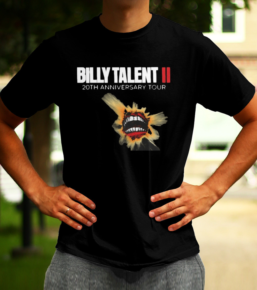 Billy Talent II 20th Anniversary Explosive Artwork Tour 2026 T-Shirt