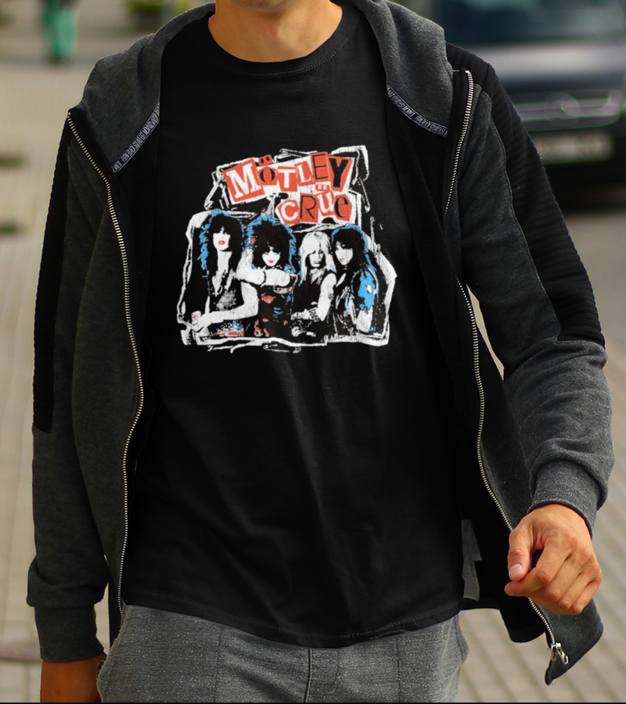 Motley Crue Collage The Return Of The Carnival Of Sins Tour 2026 T-Shirt