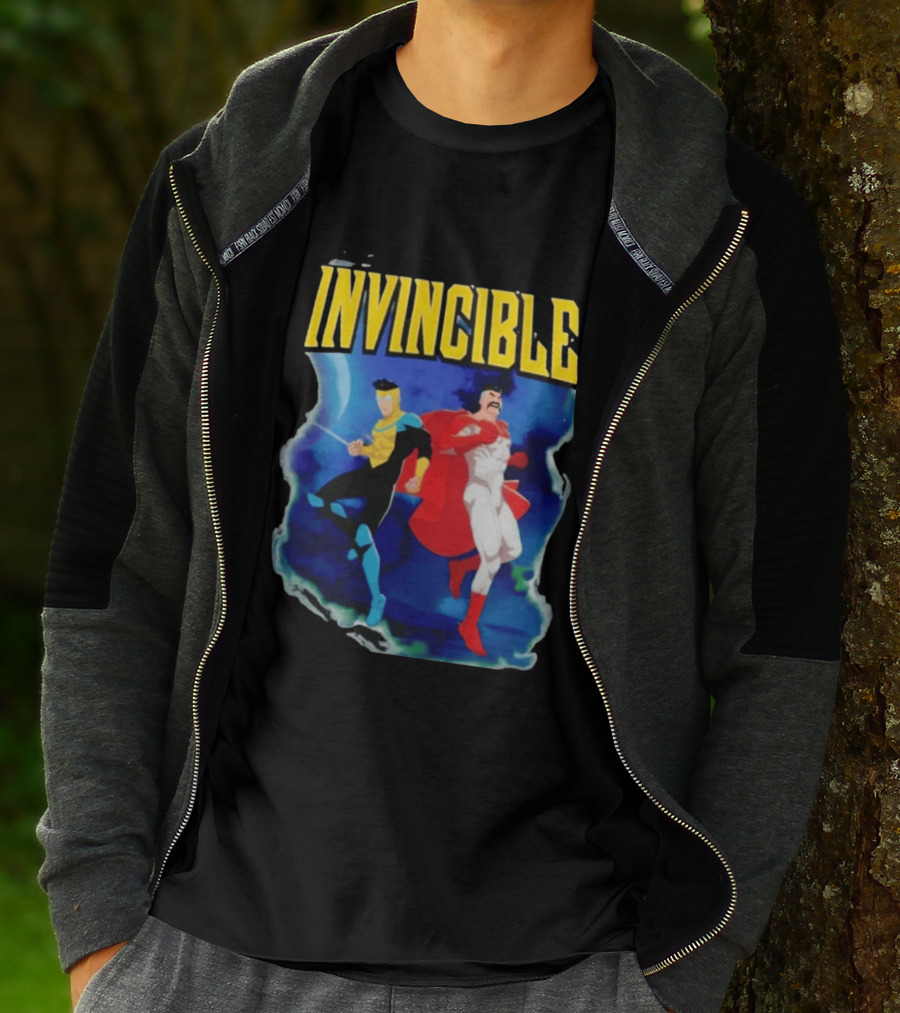 Invincible Comic Superhero Duo Team Up T-Shirt