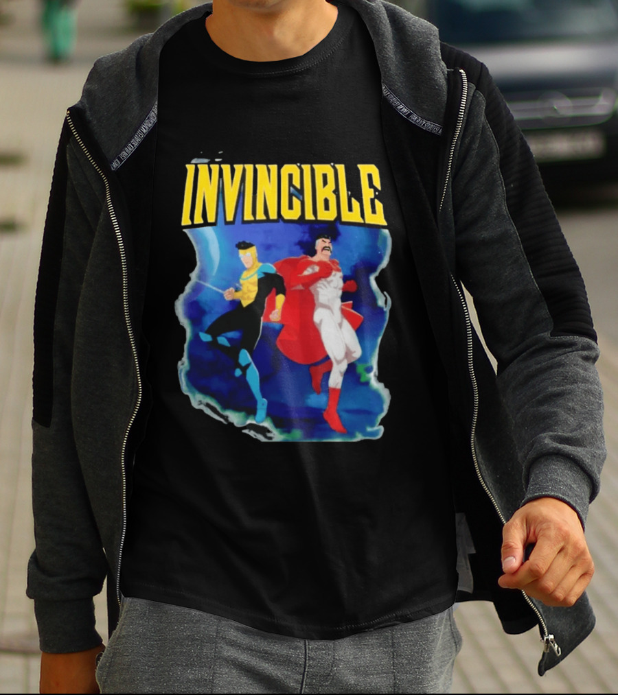 Invincible Comic Superhero Duo Team Up T-Shirt