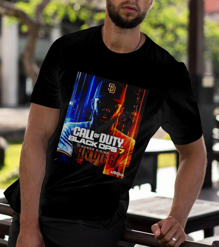 Call Of Duty Black Ops 7 Nando Rising San Diego SD Cap T-Shirt