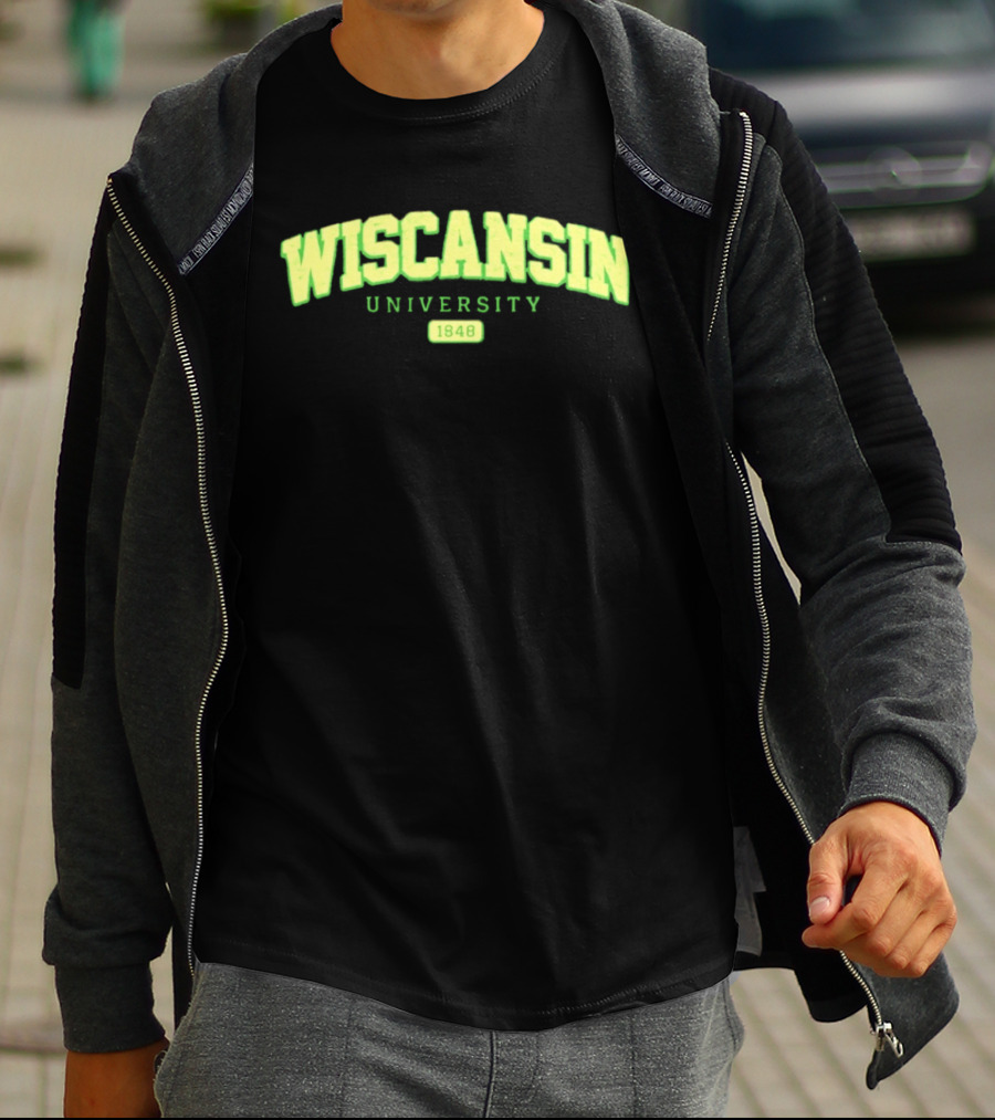 Wiscansin University 1848 Apparel Fan Merchandise T-Shirt