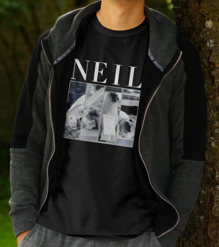 Neil The Seal Animal Meme Funny Seal Faces T-Shirt