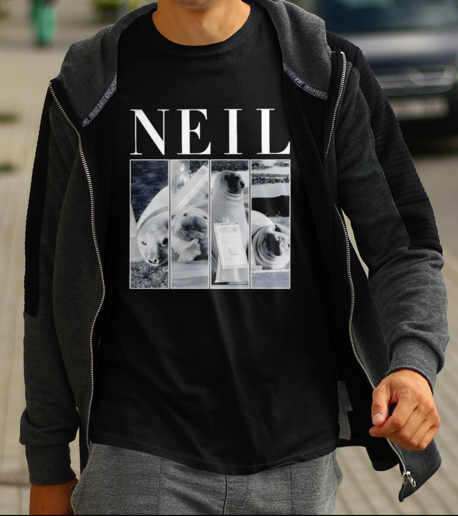 Neil The Seal Animal Meme Funny Seal Faces T-Shirt