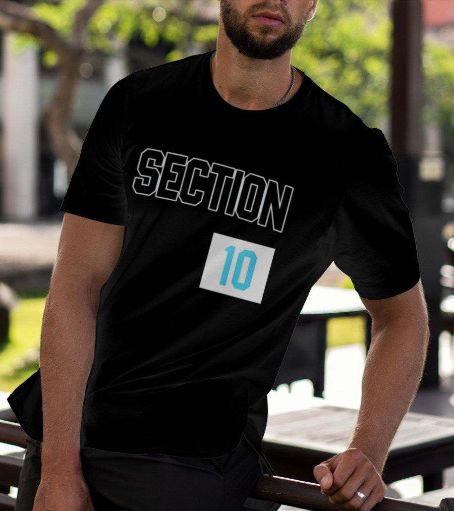 Section 10 Carolina Hurricanes Hockey Fan Gear T-Shirt