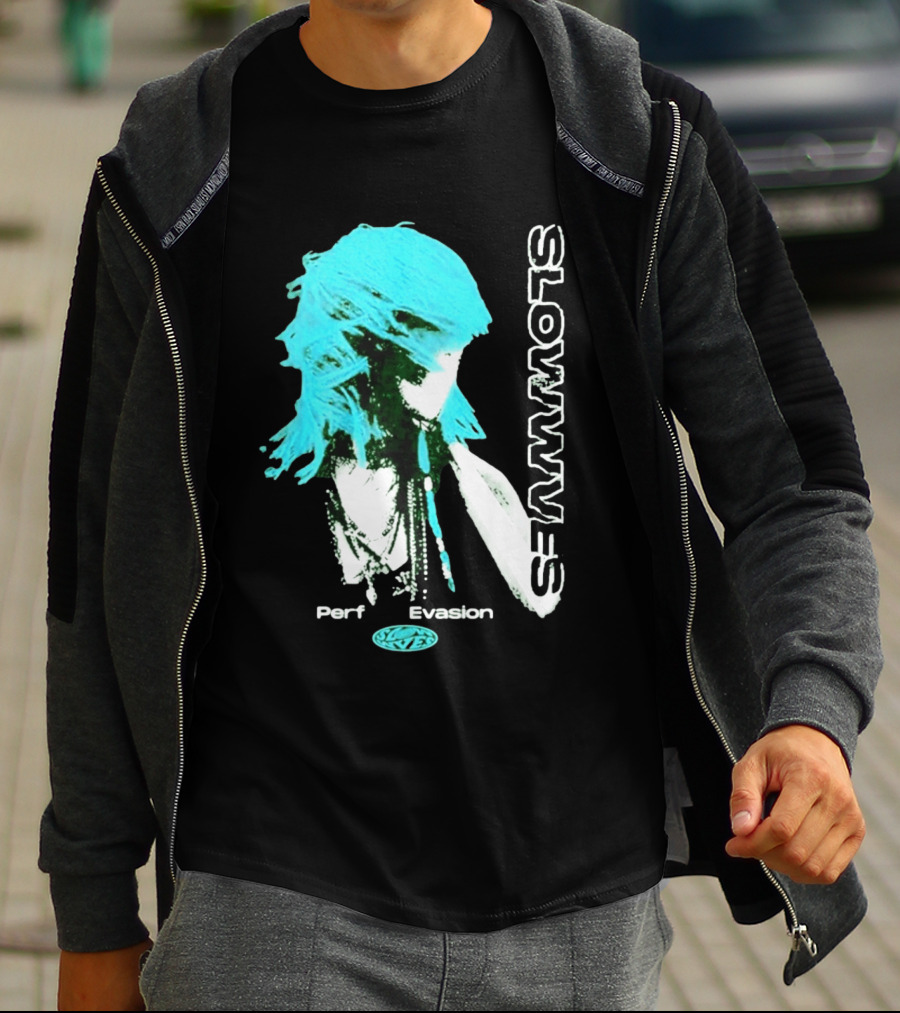 Slowwves Perfect Evasion Asia Blue Hair T-Shirt