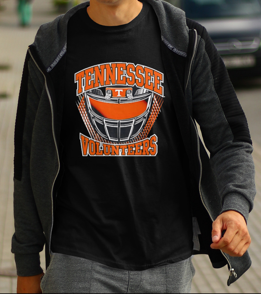 Tennessee Volunteers Helmet Football T-Shirt
