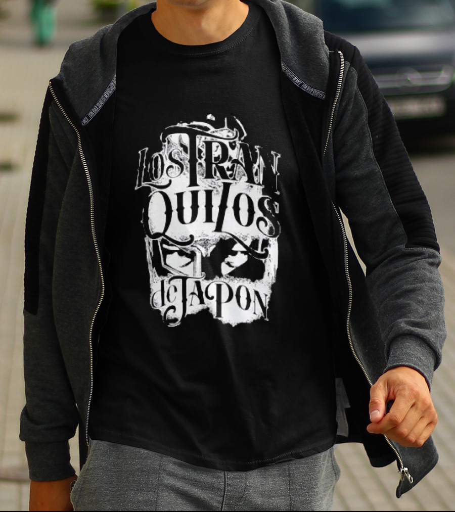Los Tranquilos De Japon Bushi Mask Design Japan T-Shirt