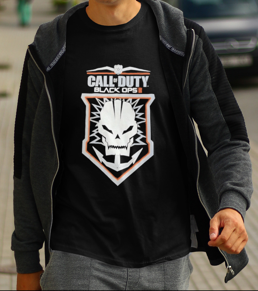 Call Of Duty Black Ops II Skull Shield T-Shirt