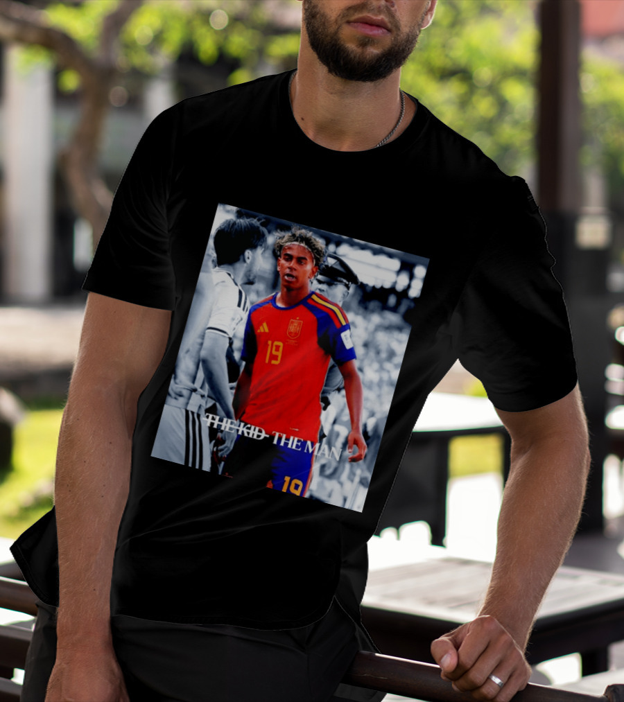 Spain 19 Lamine Yamal The Kid The Man T-Shirt