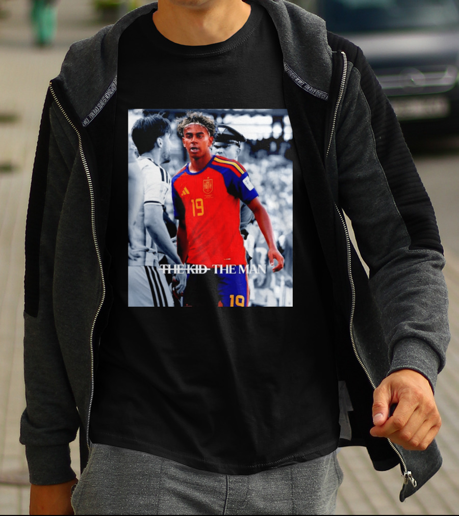 Spain 19 Lamine Yamal The Kid The Man T-Shirt