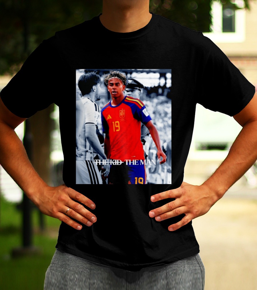 Spain 19 Lamine Yamal The Kid The Man T-Shirt