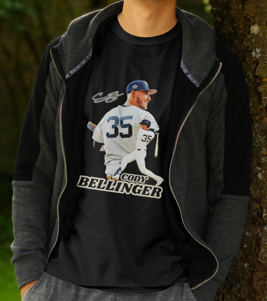 Cody Bellinger 35 New York Yankees MLB Baseball Player T-Shirt