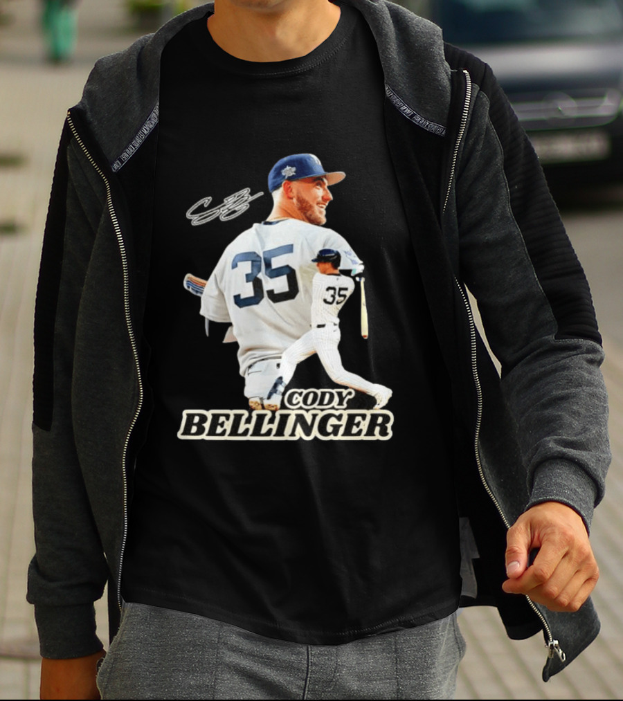 Cody Bellinger 35 New York Yankees MLB Baseball Player T-Shirt
