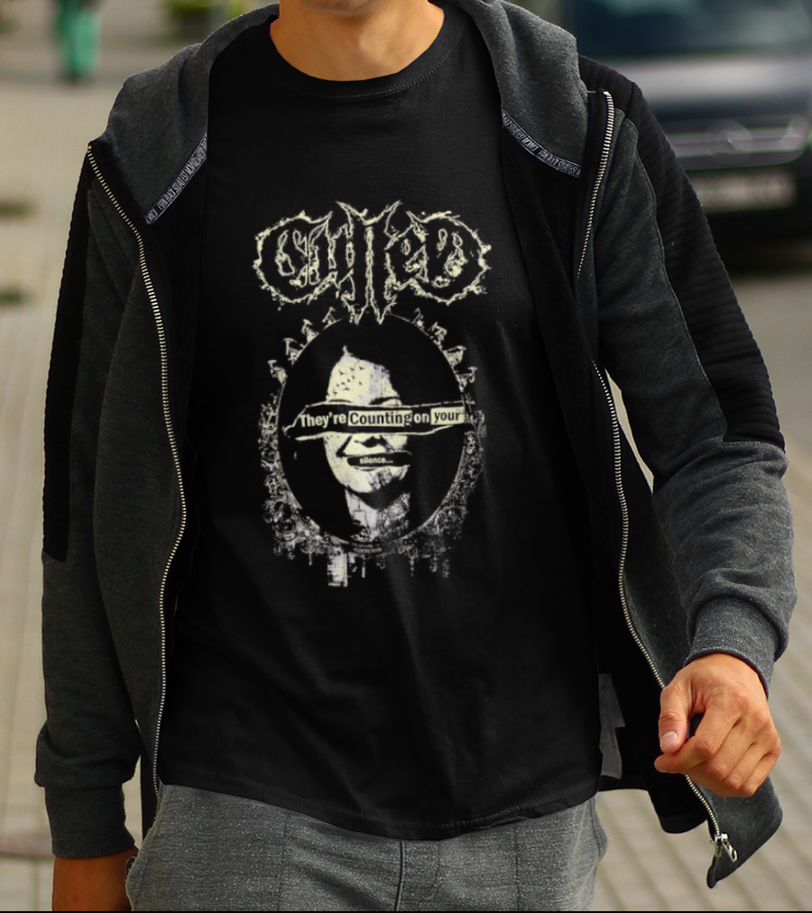 Culled They're Counting On Your Silence Cryptic Hat T-Shirt