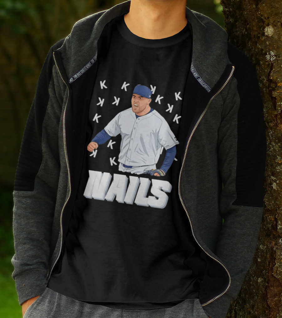 Logan Gilbert Strikeout Pitcher Seattle Mariners NAILS Baseball Fan T-Shirt