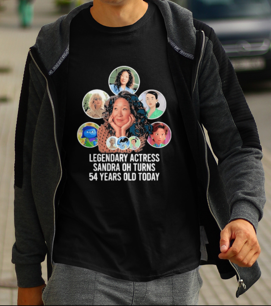 Legendary Actress Sandra Oh Turns 54 Years Old Today T-Shirt