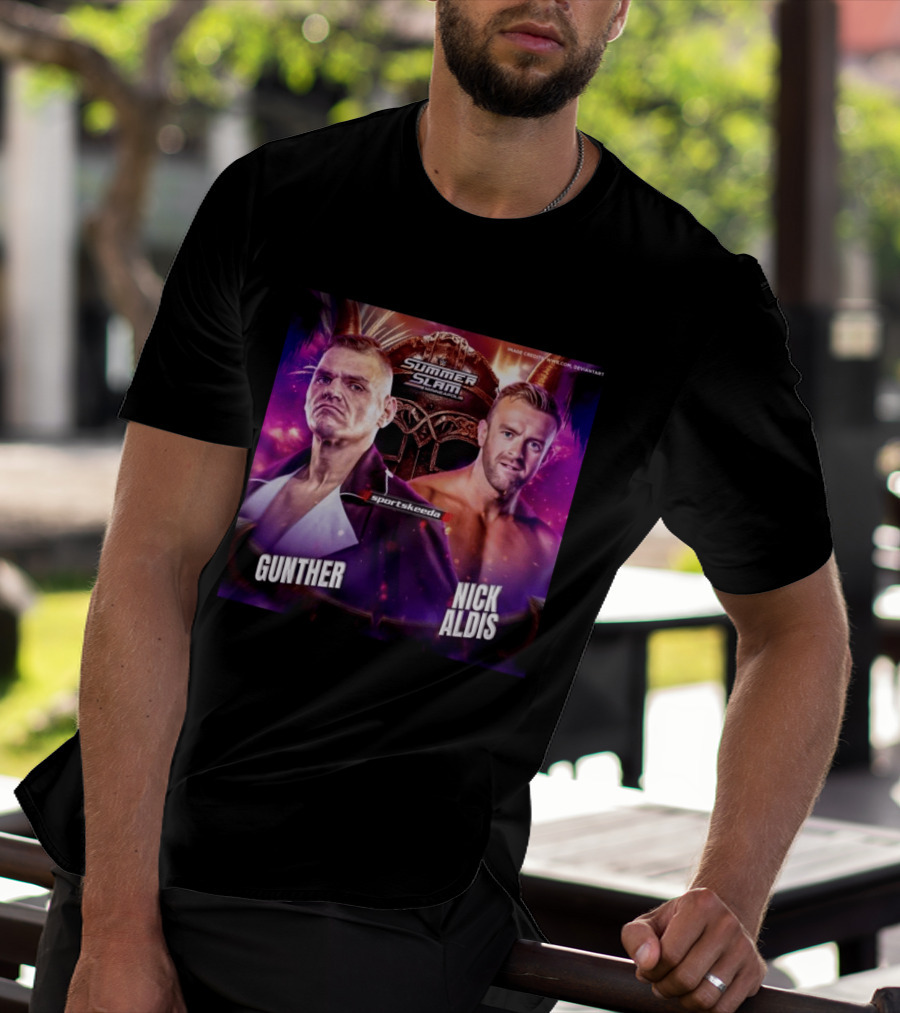 SummerSlam 2026 Gunther Vs Nick Aldis WWE Minneapolis Showdown T-Shirt