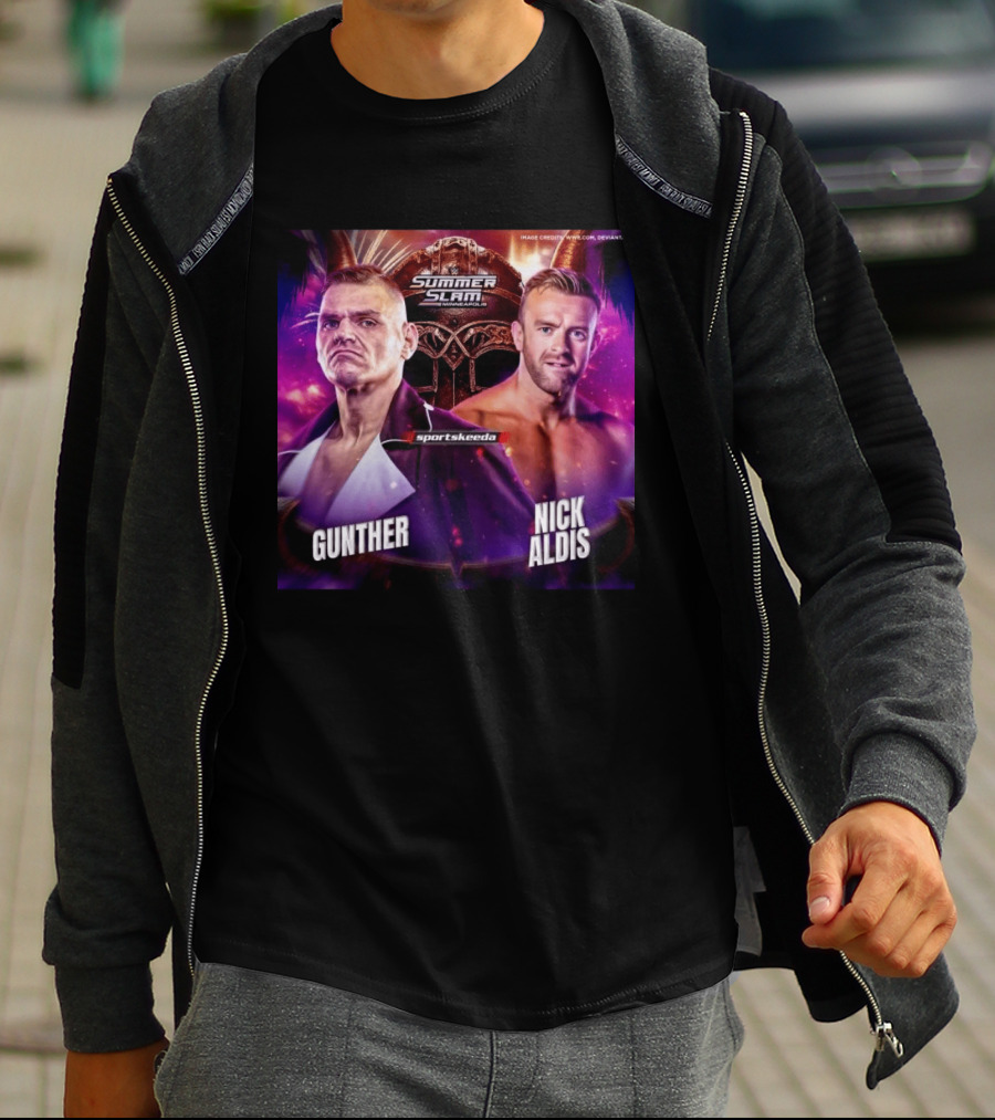 SummerSlam 2026 Gunther Vs Nick Aldis WWE Minneapolis Showdown T-Shirt