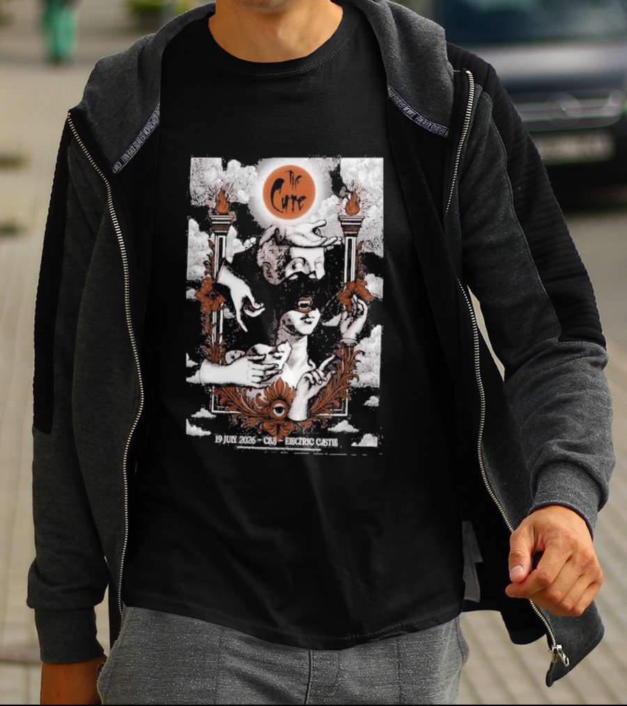 The Cure Electric Castle Cluj 19 June 2026 Limited Edition Event T-Shirt
