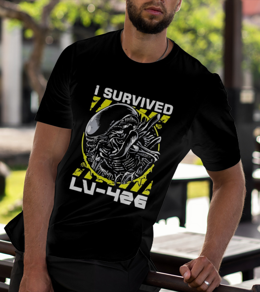 I Survived LV 426 Alien Xenomorph Encounter T-Shirt