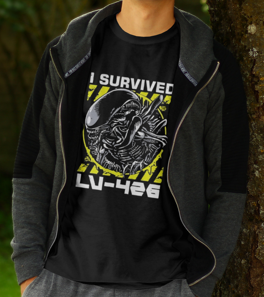 I Survived LV 426 Alien Xenomorph Encounter T-Shirt