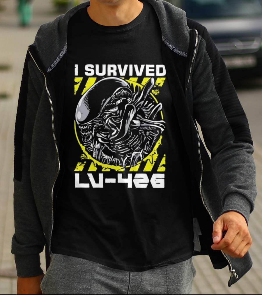 I Survived LV 426 Alien Xenomorph Encounter T-Shirt
