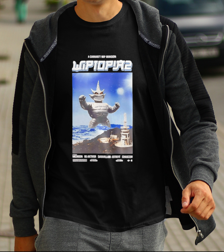 Carhartt WIP Invasion Wiptopia 2 Michigan OG Aktivor Danvillain D3tro1t Chasezor T-Shirt