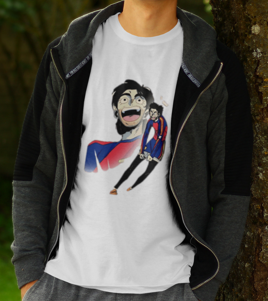 Ferran Torres Spain National Football Team Cartoon T-Shirt