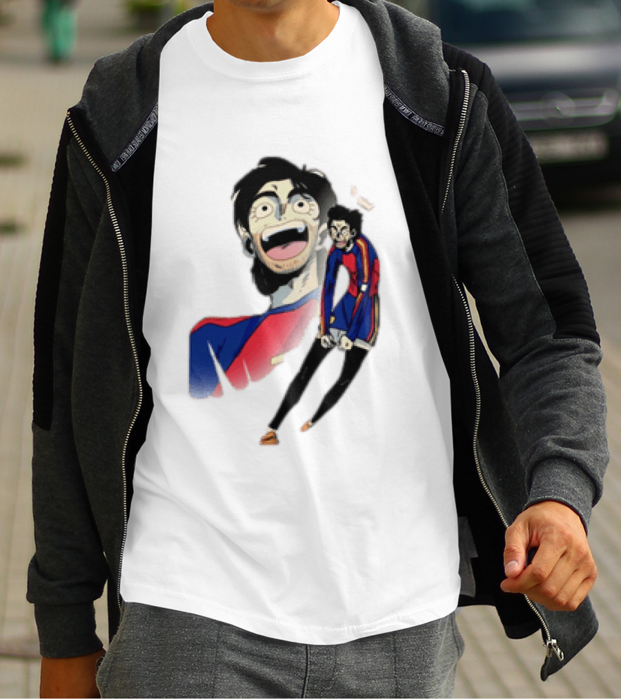 Ferran Torres Spain National Football Team Cartoon T-Shirt