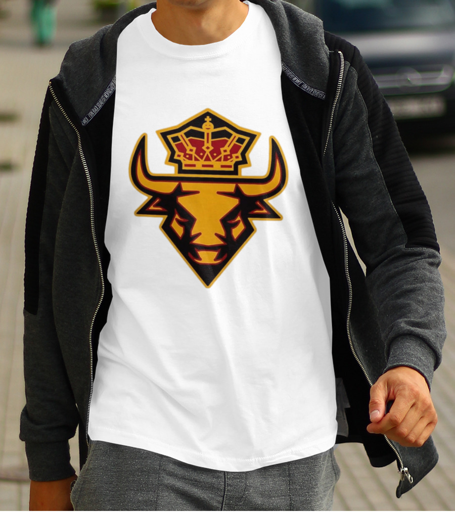 Spain Bull Emblem Royalty Team Crown T-Shirt