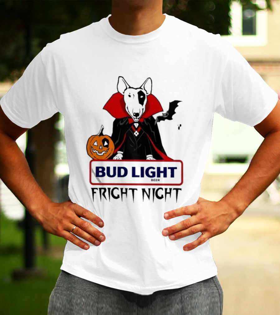 Bud Light Spuds MacKenzie Fright Night 80s Halloween T-Shirt