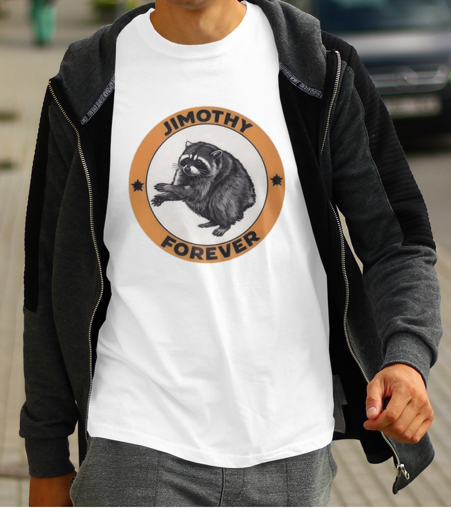 Jimothy Forever Seattle Raccoon Meme Merchandise T-Shirt