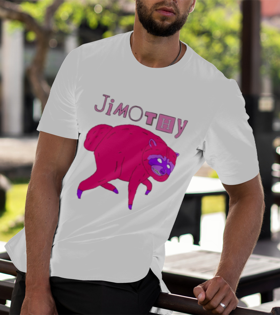 Jimothy Pink Raccoon T-Shirt