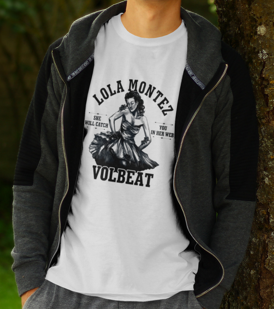 Lola Montez Volbeat Rock Music Tour Edition T-Shirt