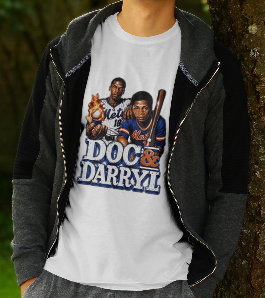 New York Mets Doc Gooden Darryl Strawberry Mets Iconic MLB Legends T-Shirt
