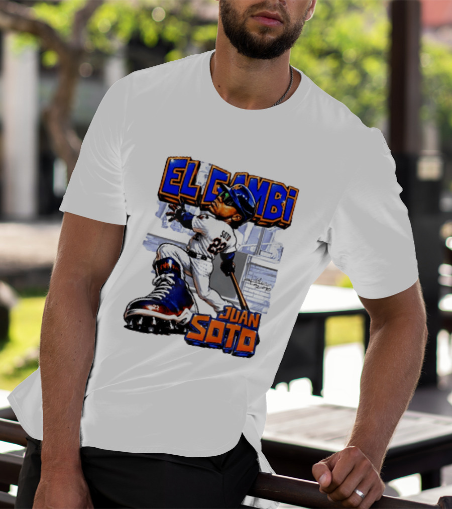 New York Mets El Gambi Juan Soto 22 Baseball T-Shirt