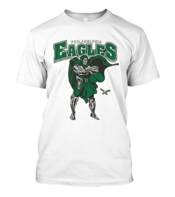 Philadelphia Eagles Doctor Doom 2026 Villain Collaboration T-Shirt