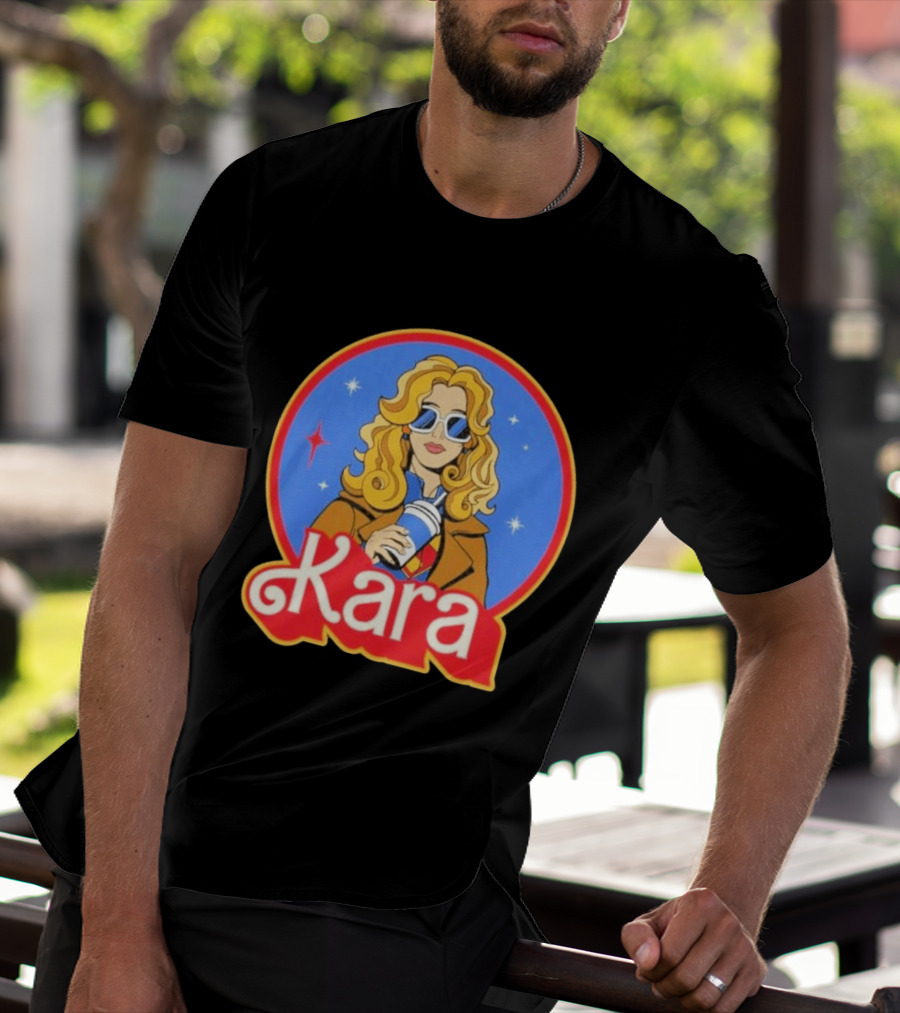 Kara 2026 Screencrush Sunglasses Coffee T-Shirt
