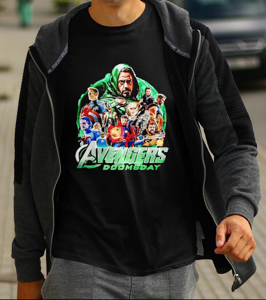 Avengers Doomsday Iron Man Captain America Marvel T-Shirt