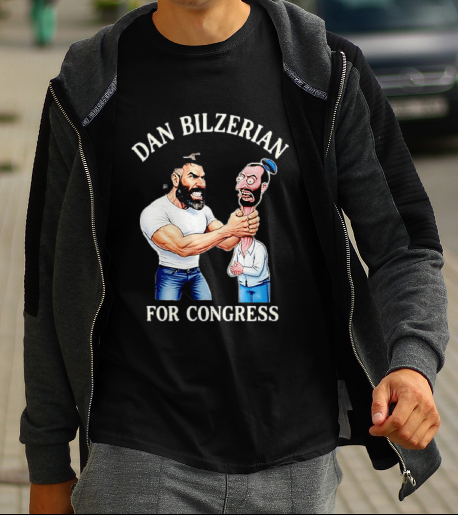 Dan Bilzerian For Congress Political Meme Cartoon T-Shirt
