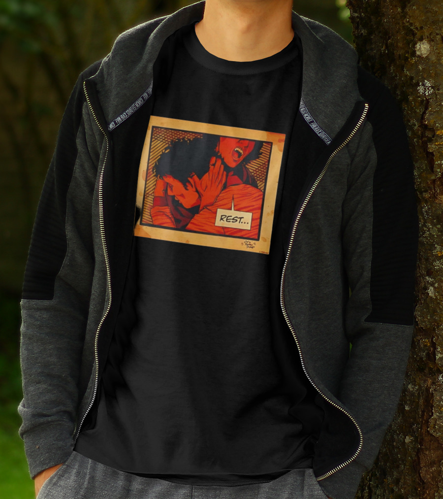 Dumb Dump Rest Vampire Biting Man T-Shirt