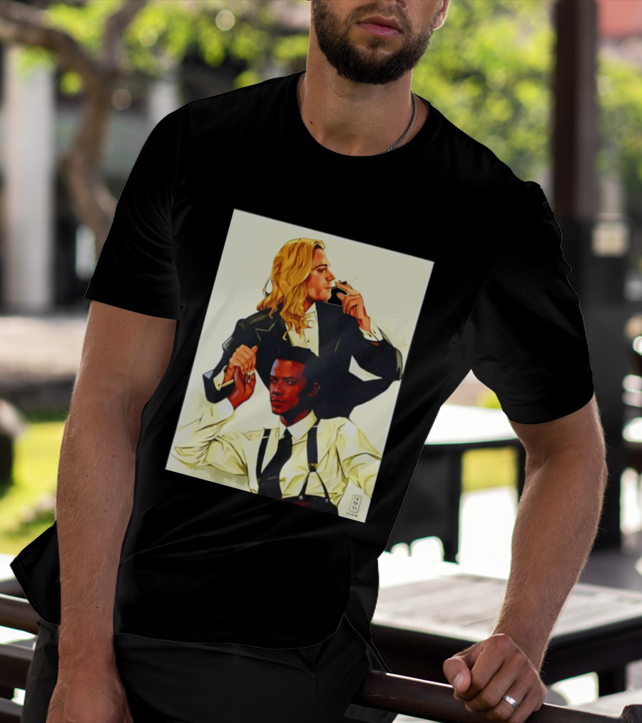 JMH Interview With The Vampire Lestat And Louis Smoking Portraits T-Shirt