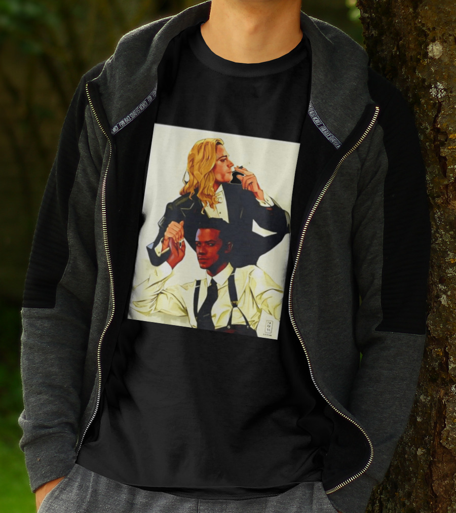 JMH Interview With The Vampire Lestat And Louis Smoking Portraits T-Shirt