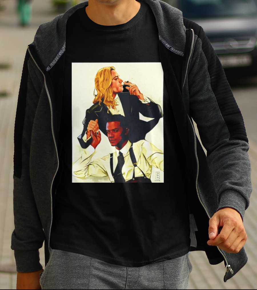 JMH Interview With The Vampire Lestat And Louis Smoking Portraits T-Shirt