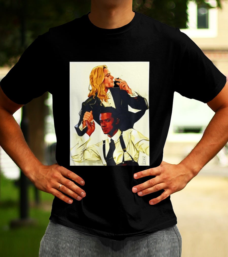 JMH Interview With The Vampire Lestat And Louis Smoking Portraits T-Shirt