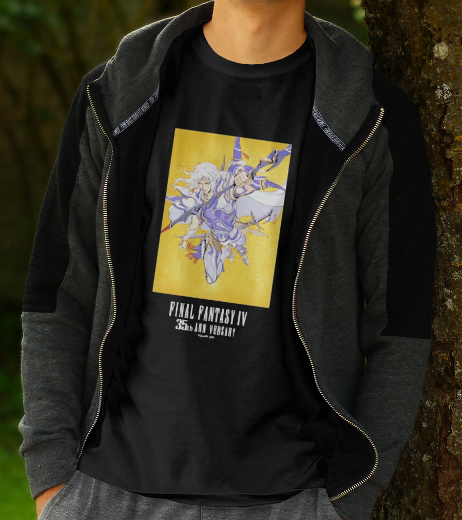 Final Fantasy IV 35th Anniversary Knight Leaping Heroic T-Shirt