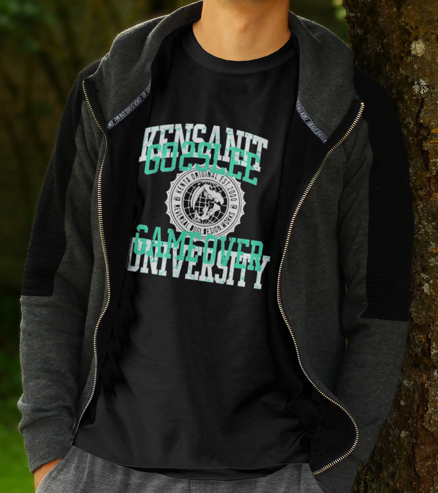 Kensanity Go2Sleep Gameover University Kenta Original Est 2000 Reversal Dogi Works T-Shirt